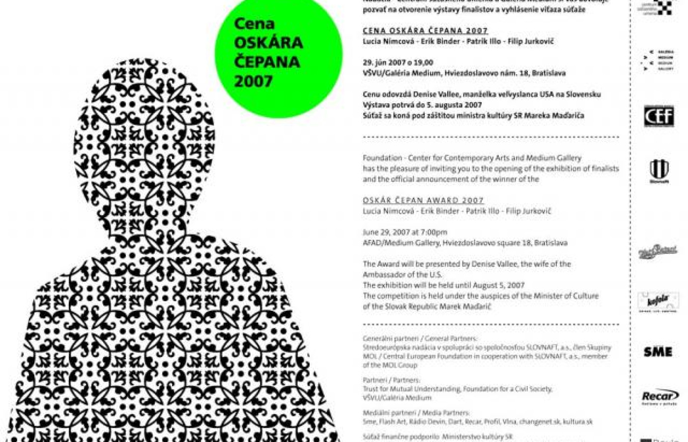 Invitation / Exhibition of finalists